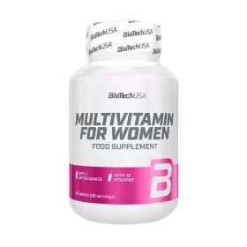 Multivitamin for women 60 caps BioTechUSA complexe vitamines femmes Tunisie vitaminshop.tn